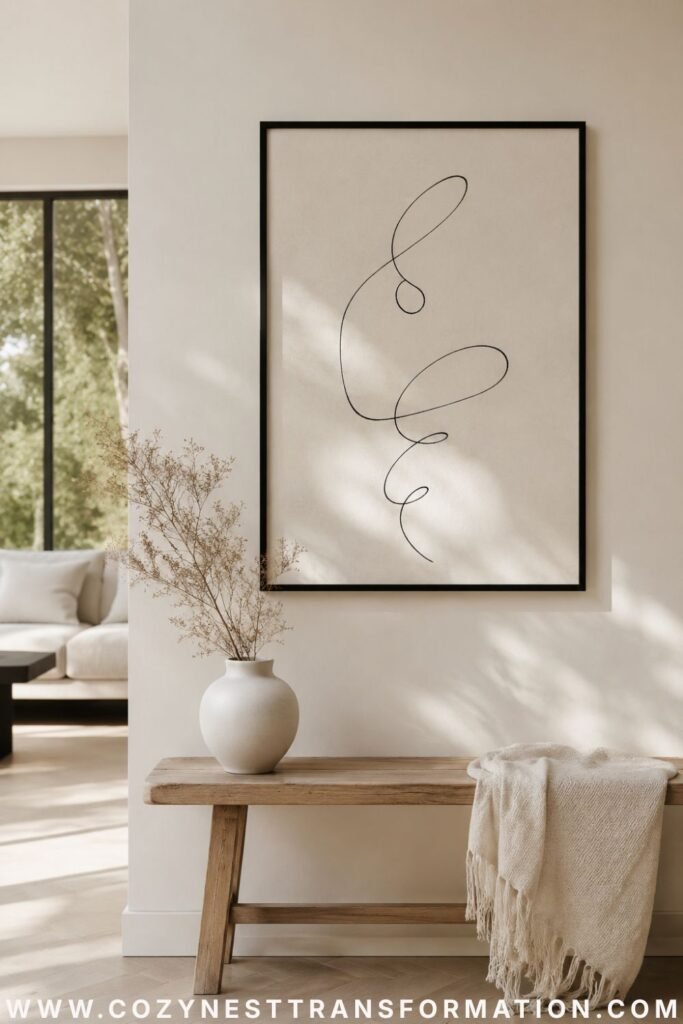 DIY modern wall art