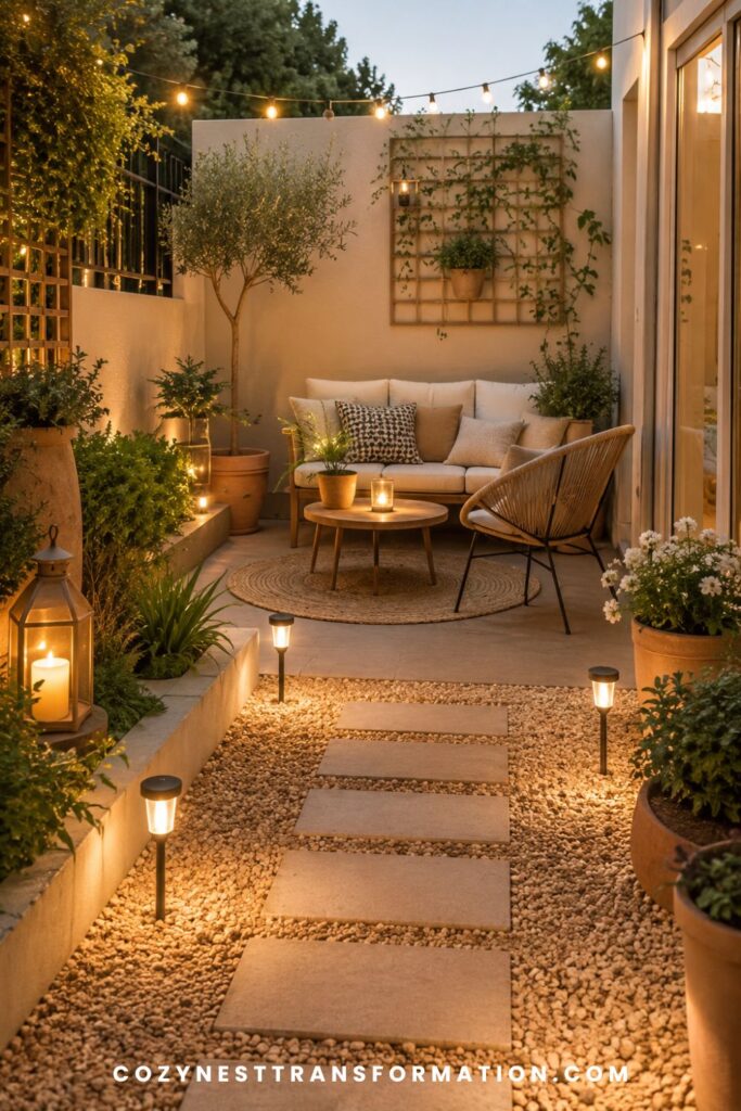 Small outdoor living space ideas