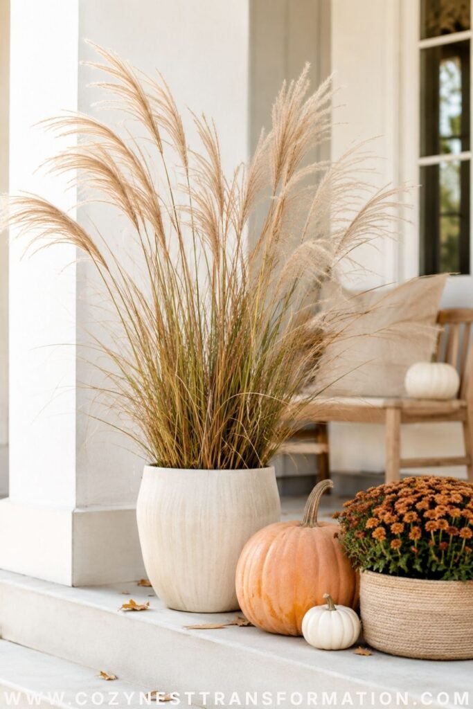 fall decorations for front porch