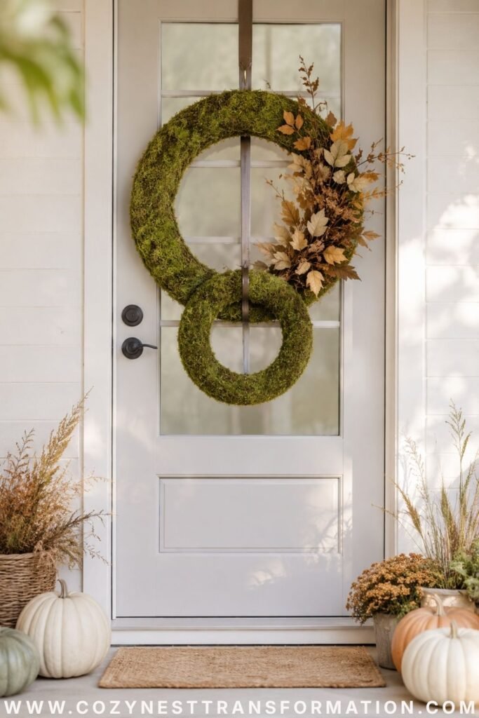 fall porch wreath