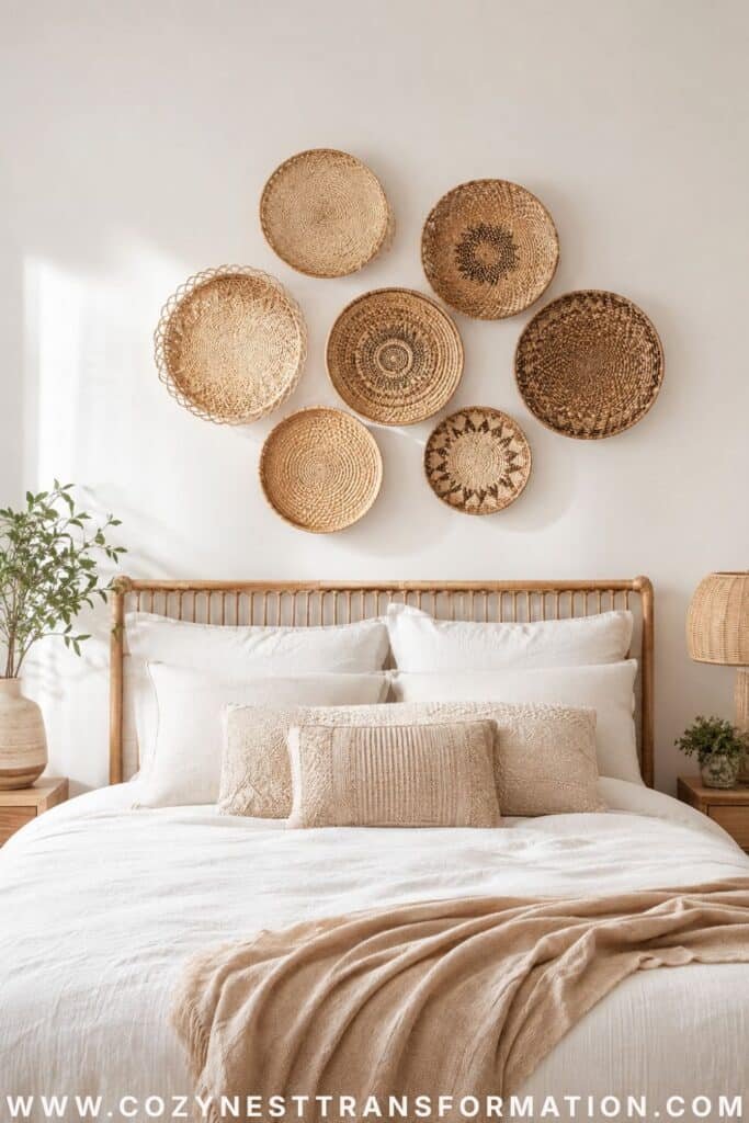above bed wall decor ideas gallery wall bedroom ideas
