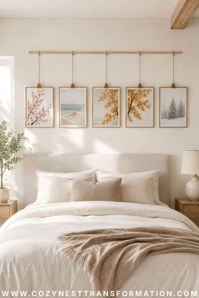 above bed wall decor ideas large wall art above bed