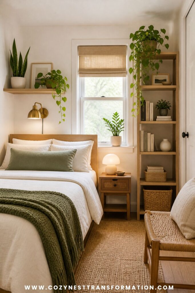 small bedroom layout with desk