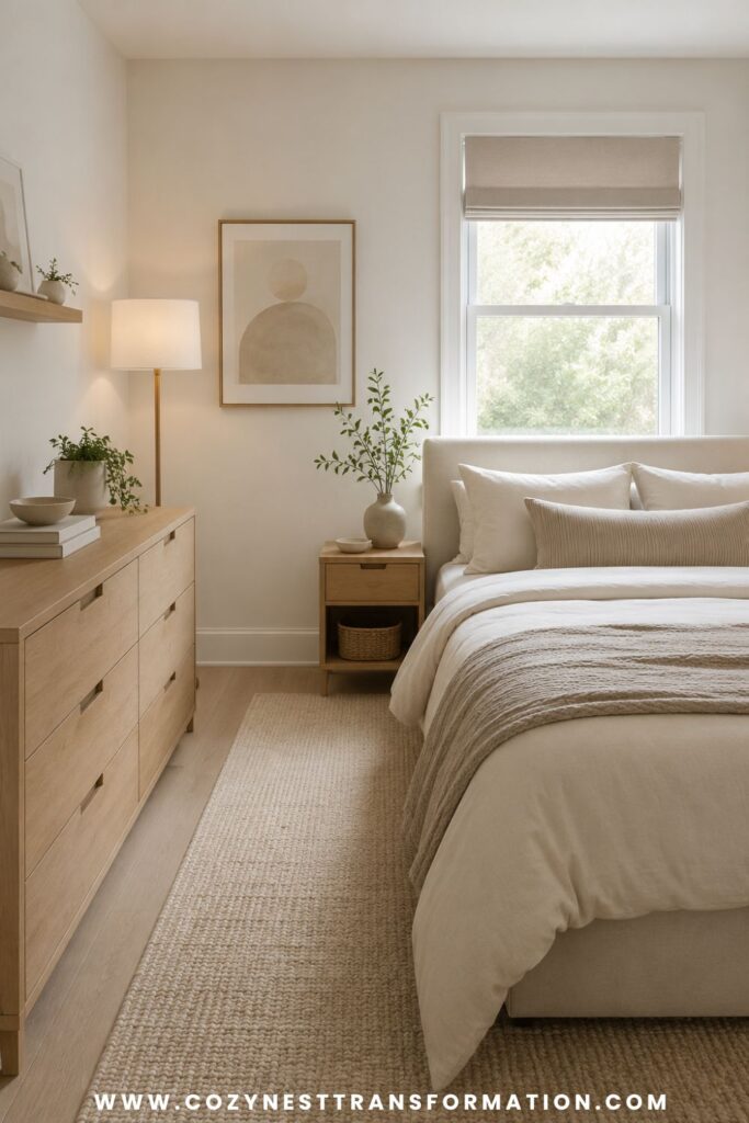 small bedroom organization and layout ideas