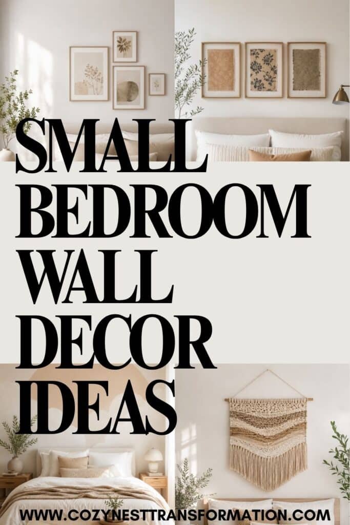above bed wall decor ideas small bedroom wall decor ideas