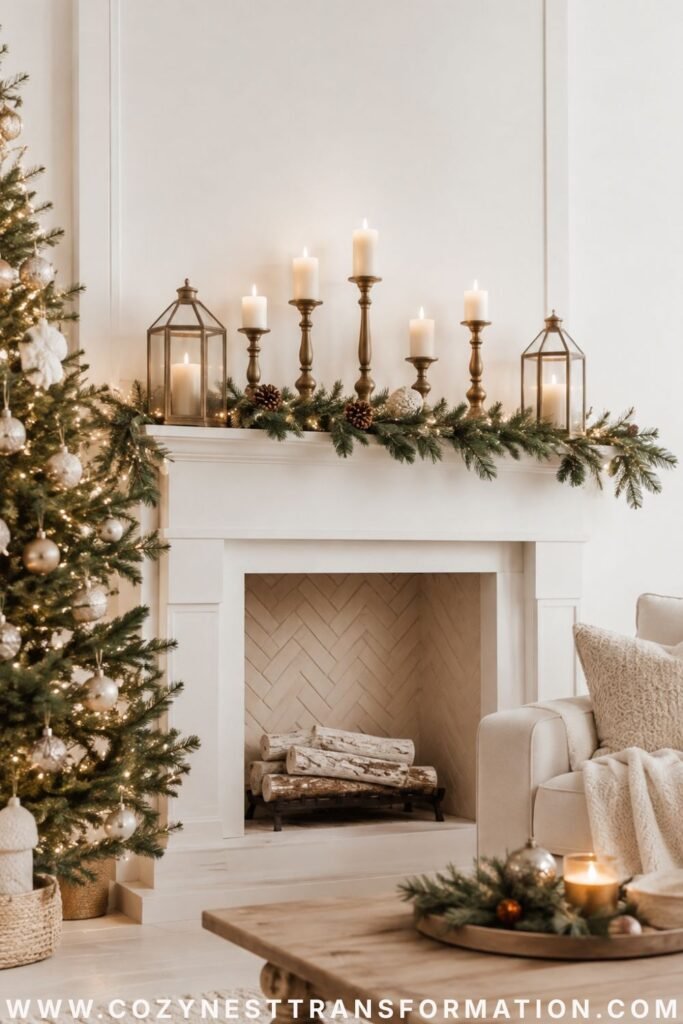 Christmas decorations living room