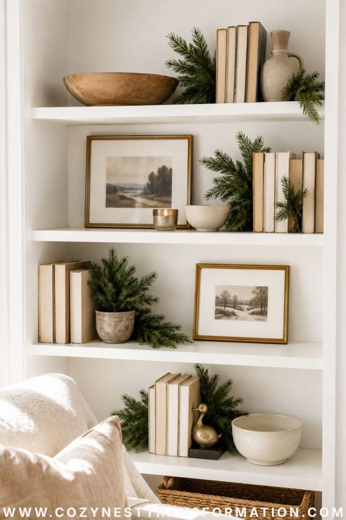 Christmas fireplace decor
