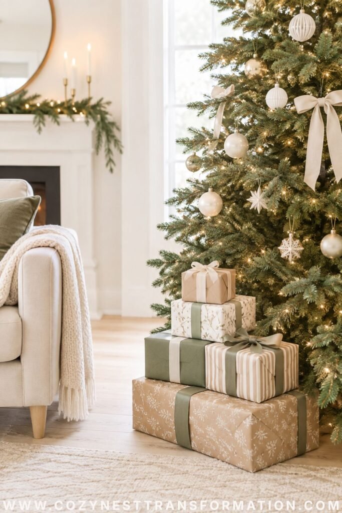 Small christmas living room decor ideas