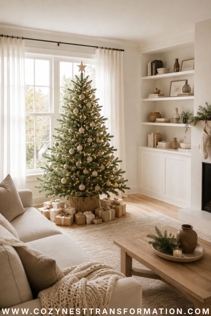 christmas decor living room