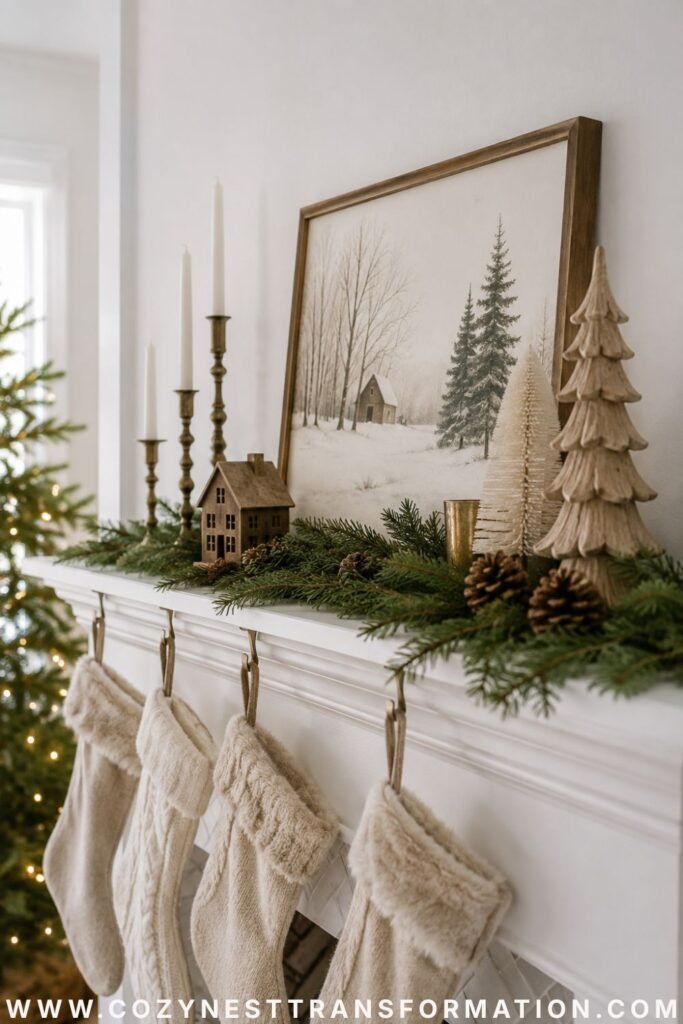 cozy Christmas living room ideas