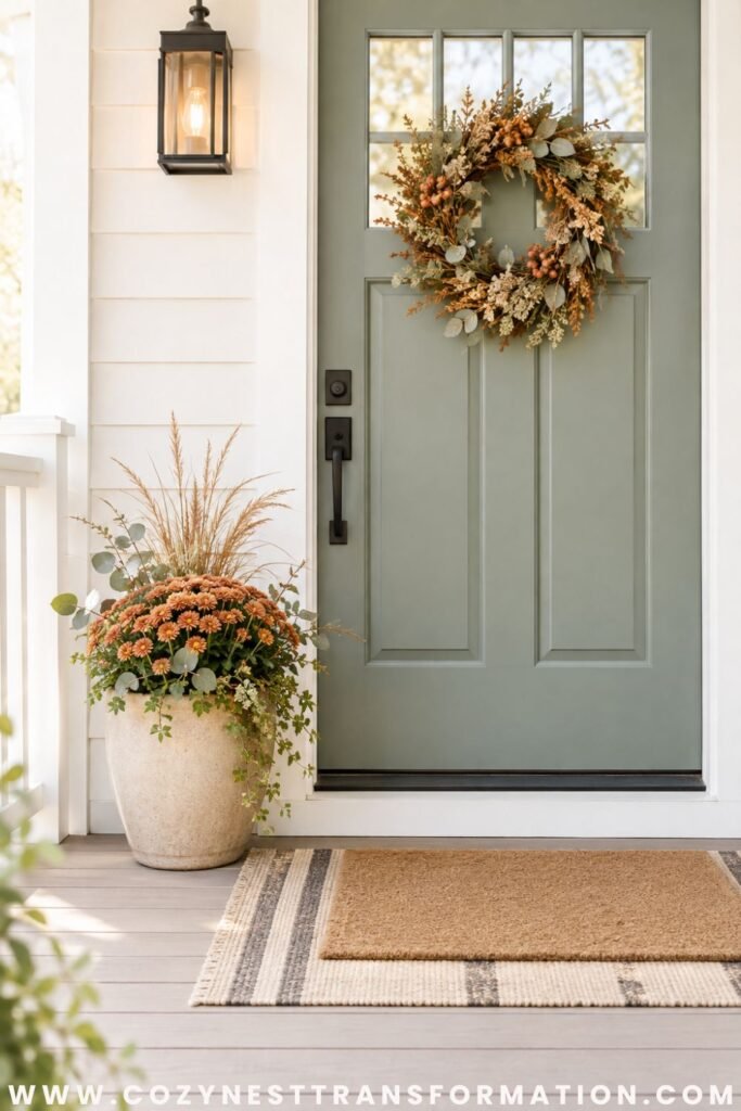 fall front door decor ideas fall decorating ideas for porch