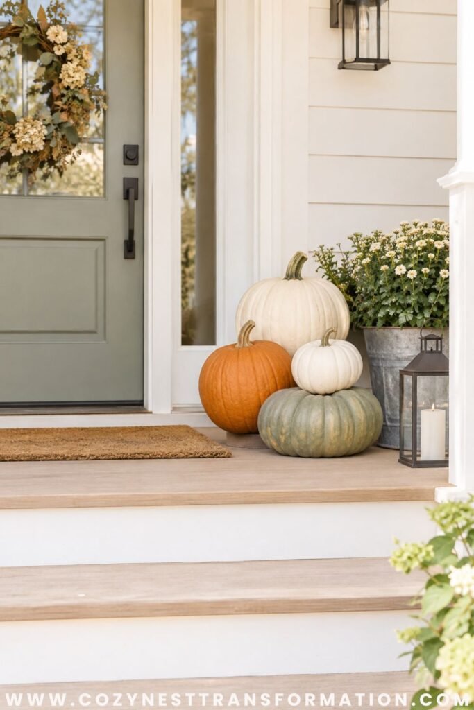 fall front door decor ideas fall door decorating ideas