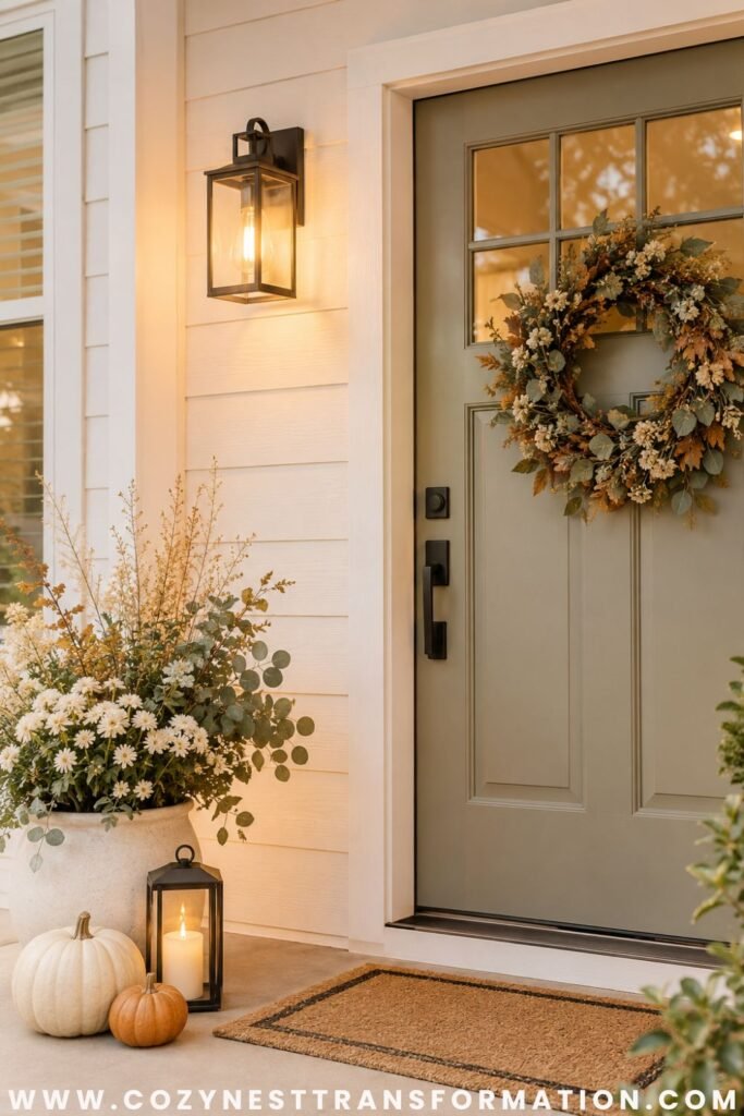 fall front door decor ideas fall front porch decor