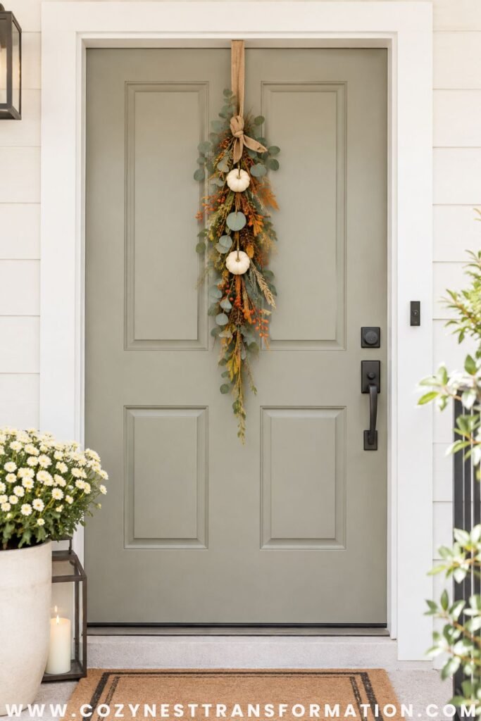 fall front door decor ideas fall outdoor decor ideas