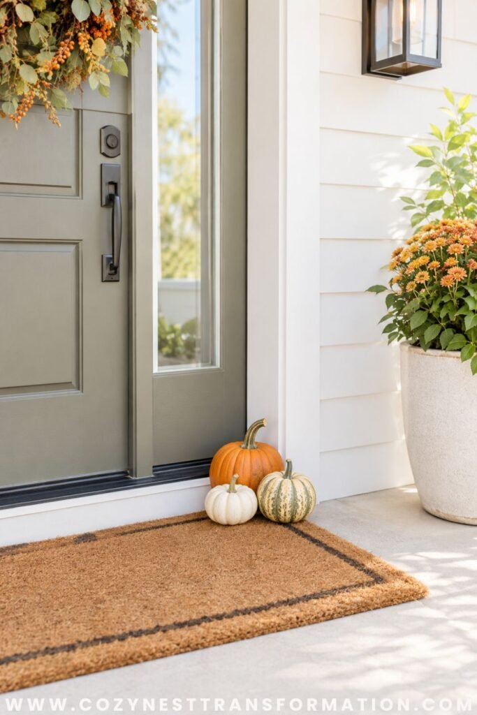 fall front door decor ideas front porch fall decorations