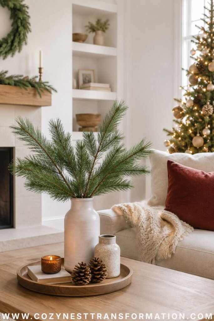 small Christmas living room ideas