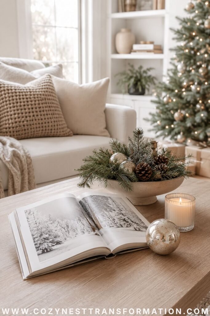 traditional Christmas living room