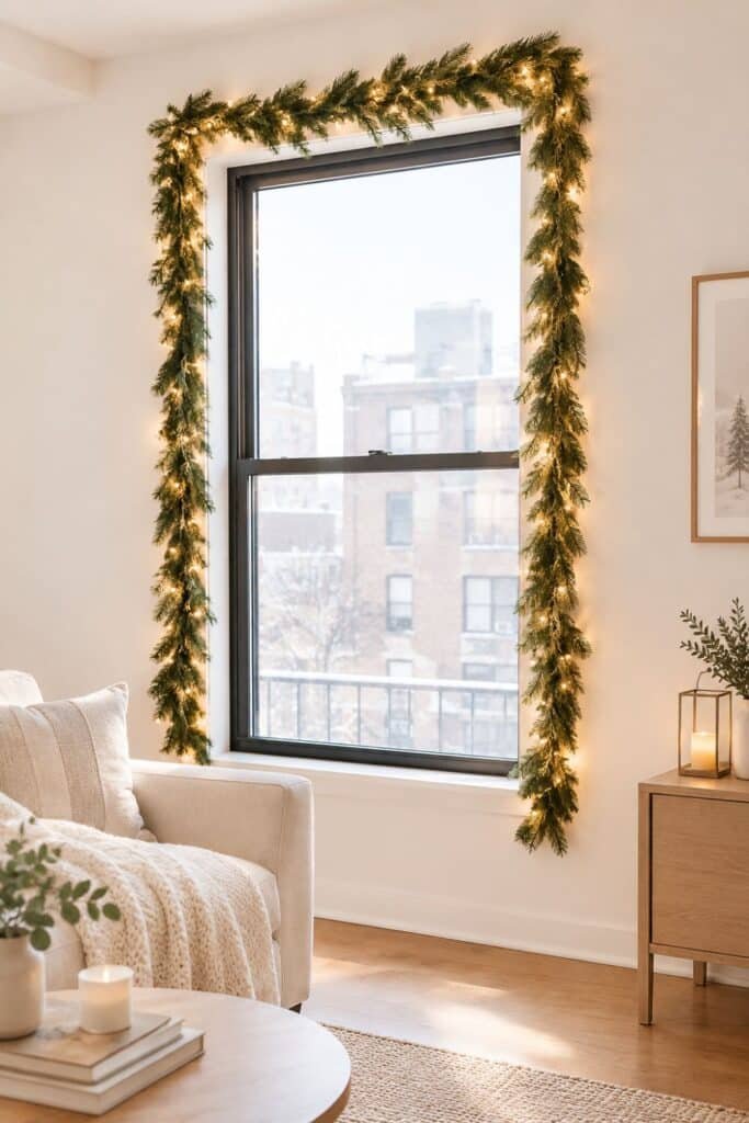 Apartment Christmas decor on a budget