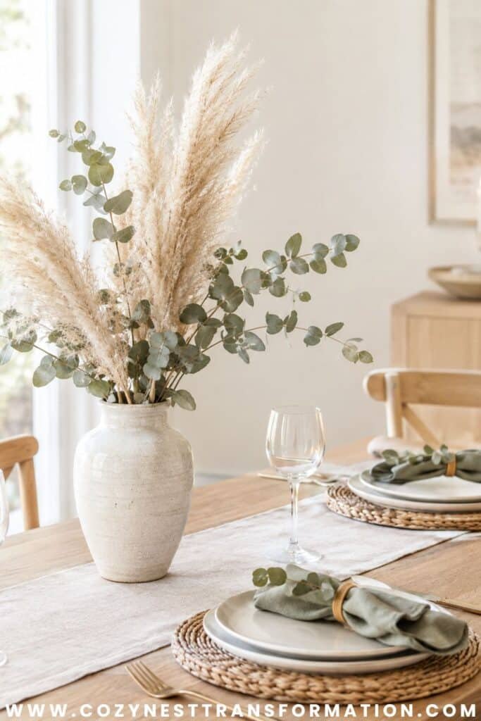 Thanksgiving Tablescape Ideas Minimalist Thanksgiving table decor