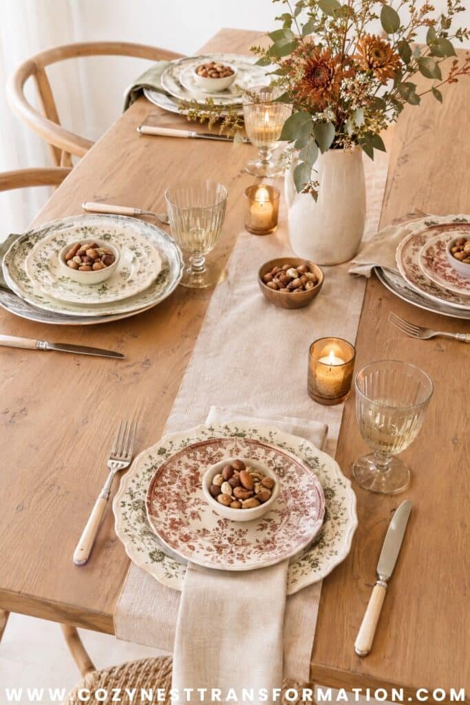 Thanksgiving Tablescape Ideas Neutral Thanksgiving table decor