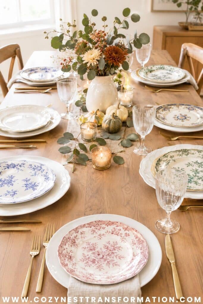 Thanksgiving Tablescape Ideas Simple Thanksgiving table decorations
