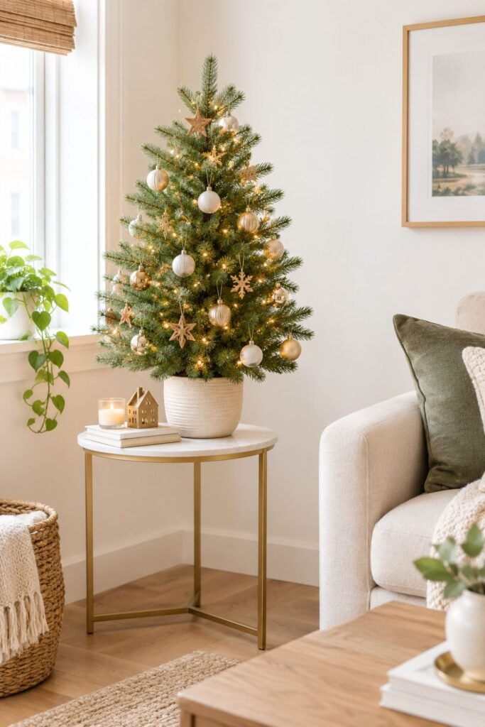 Small space Christmas decorating