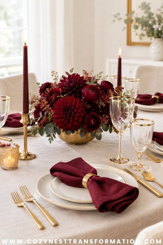 Thanksgiving Tablescape Ideas Thanksgiving candle centerpiece