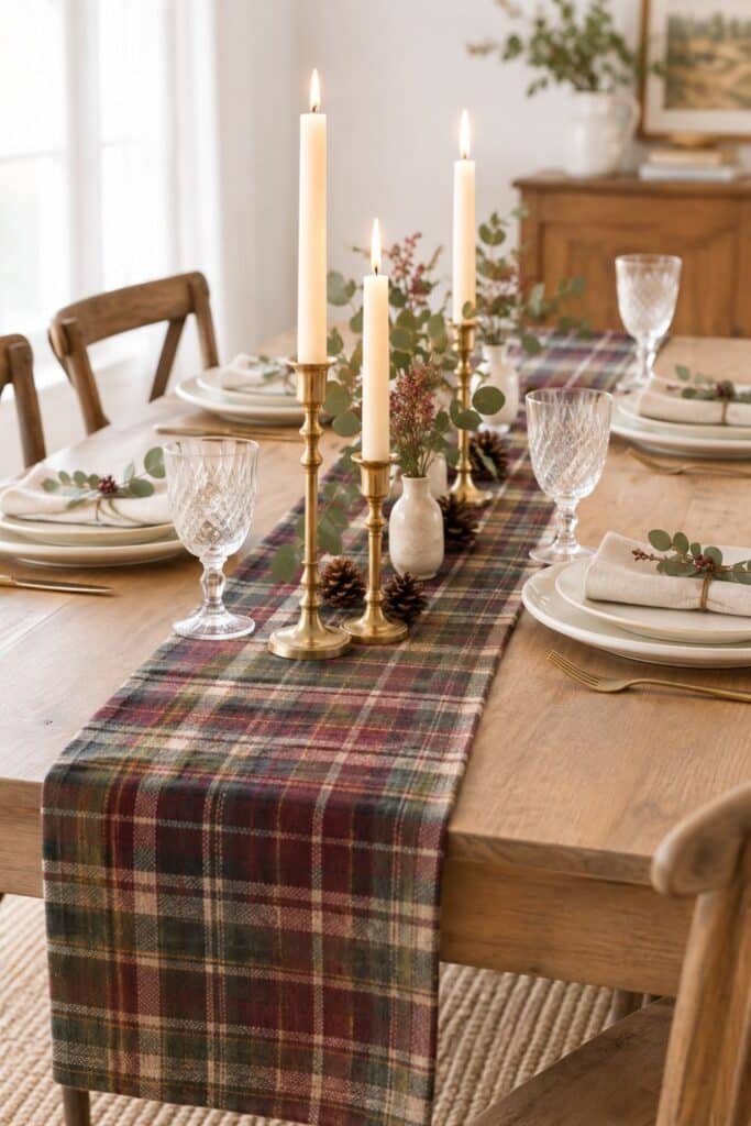 Thanksgiving dining table decor