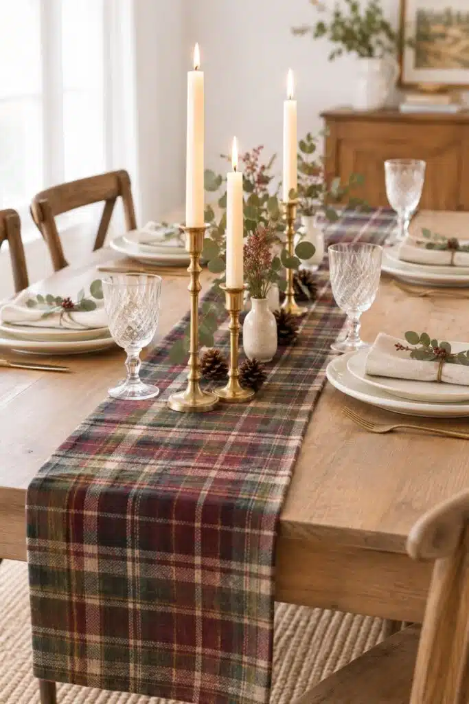 Thanksgiving dining table decor