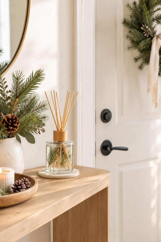Tiny apartment Christmas decorating inspiration